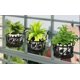thumbnail image 3 of Rawiri 3 Robustos Soportes para Plantas de Metal, Soporte para Plantas para Decoración de Balcones, Bistros y Cafeterías, Soportes para Macetas Jardineras para Interiores y Exteriores, Estructura, 3 of 4