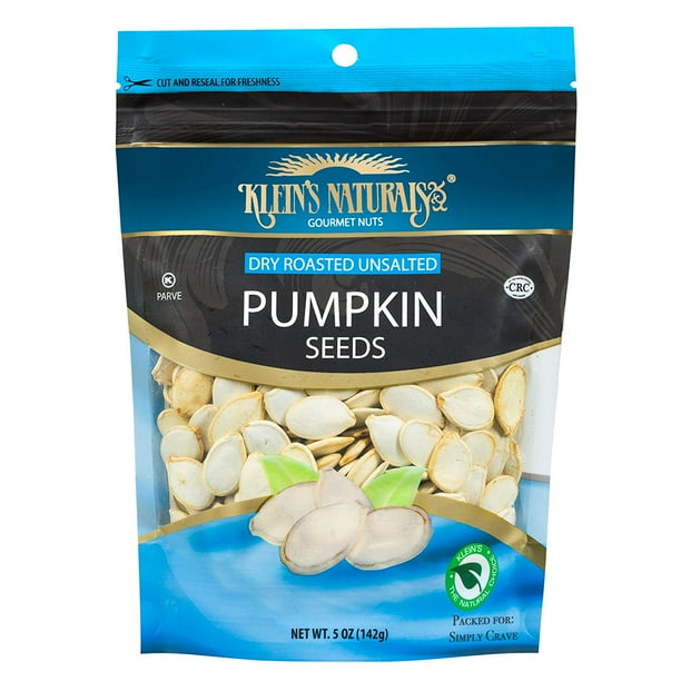 Kleins Naturals Dry Roasted Unsalted Pumpkin Seeds, 5Ounce Walmart