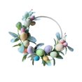 thumbnail image 1 of Nueva corona de huevos de Pascua - Decoración de bricolaje para puerta delantera en multicolor para el hogar y fiestas, 15.74 "de diámetro, 1 of 5