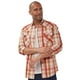 thumbnail image 2 of Atlas For Men - Camisa Cuadro de Popelina para Hombre (Crudo, Burdeos, Marrón), 2 of 2