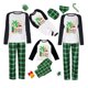 thumbnail image 1 of Pijamas familiares navideños a juego, conjuntos de pijamas verdes de Papá Noel, Navidad en julio, 1 of 3