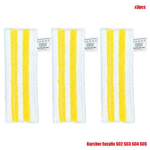 Para Kar*cher Easyfix SC2 SC3 SC4 SC5 Aspiradora Almohadilla de Limpieza de Microfibra Cubierta Cabezal de Cepillo de Trapeador de Vapor Piezas de Boquilla Potentes