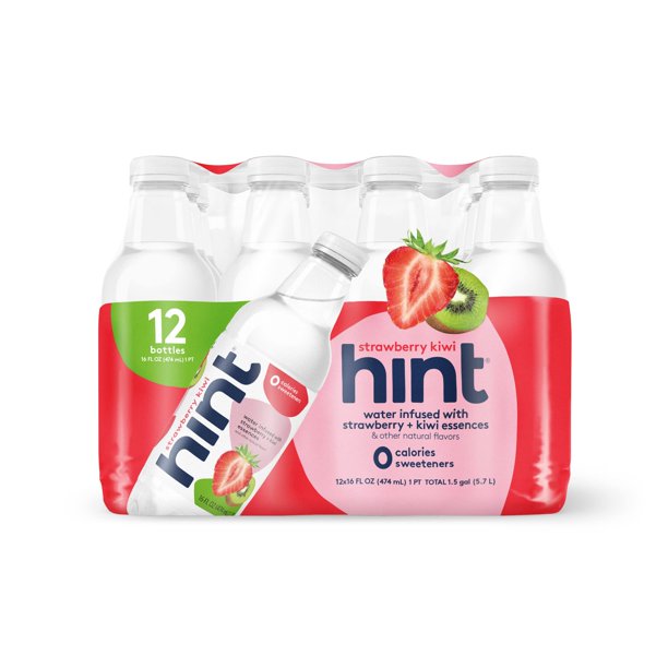 Hint Water StrawberryKiwi ,Pure Water Infused with Strawberry and Kiwi