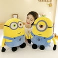 thumbnail image 4 of Peluche de Minion Kawaii de 30 cm, juguete de Minions, Stuart, Bob, Kevin, Minion, muñeco de peluche suave, decoración del hogar, almohada, regalo de cumpleaños para niña, 4 of 4