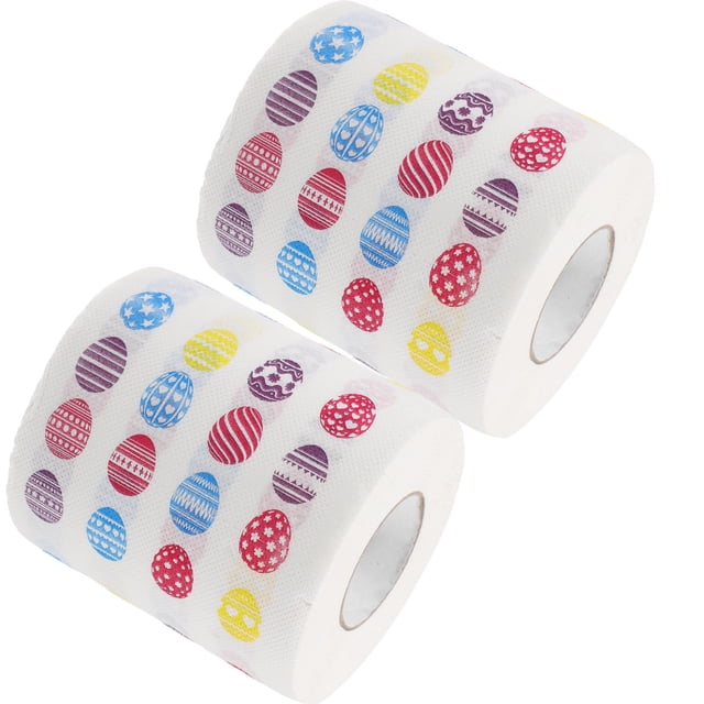 unbranded Papel Higiénico Decorativo Con Estampado De Pascua Para Práctico Y Cómodo