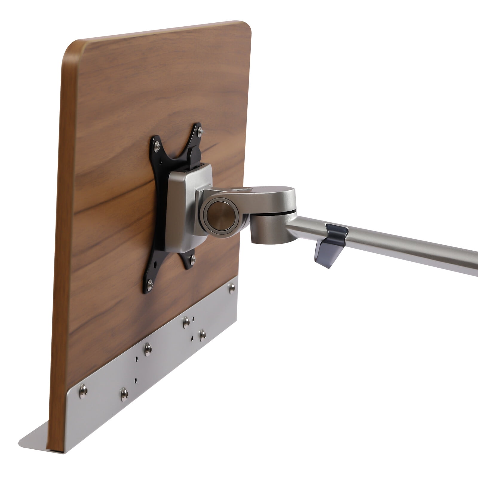 Adjustable Tablet Stand Scalable Arm Mounts Book Stand Floor Stand W/ Wood Pad