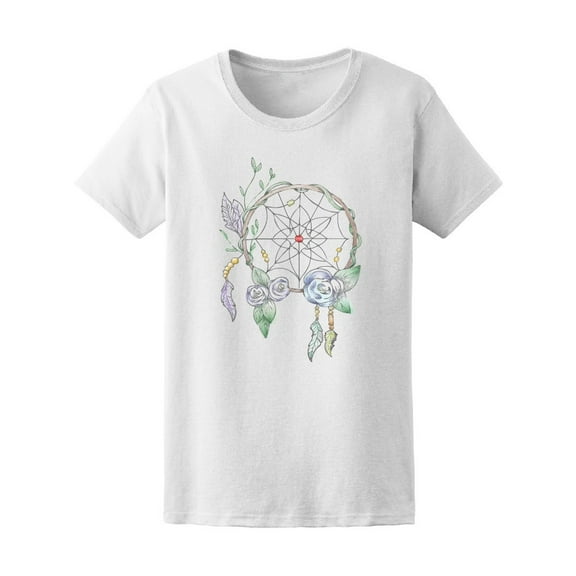 Dream Catcher Feathers & Flowers Tee Women's -Image by Shutterstock