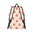 thumbnail image 2 of Yiaed Orange Peach Print Backpack, Premium Laptop Backpack, Travel Backpack for Women, Lightweight Backpacks, Comfortable Back Pack-Medium, 2 of 7