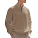 thumbnail image 4 of pstuiky manga larga de hombre, Sudadera con capucha informal de colores sólidos para hombre, jersey de manga larga con bolsillo y cuello alto camisetas de hombre s, 4 of 9