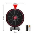 thumbnail image 4 of Rueda de giratoria de 12 "Juego giratorio Fortune para ferias 10 ranuras negras Baoblaze Rueda de premios, 4 of 8