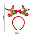 thumbnail image 1 of Diademas de Navidad para niños y adultos, diadema de astas de alce, árbol de Papá Noel, adornos de reno, decoración de Navidad, regalos de fiesta de Cosplay, 1 of 4