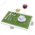 thumbnail image 7 of 4/6 Pcs Placemat Soccer Balls Football Field Printed Table Mat For Tables Heat-insulation Cotton Linen Kitchen Dining Pads, 7 of 7