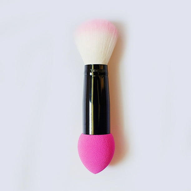 Xihbxyly Nuevo 1 Brocha de Maquillaje de Nailon para Rubor, Dos Cabezales