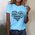 thumbnail image 2 of TechWave Fête des Mères Haut d'Entraînement à Manches Longues pour Femmes Chemises de Sport C2 Chemises Décontractées Imprimées Col Rond Tunique Blouse, 2 of 5