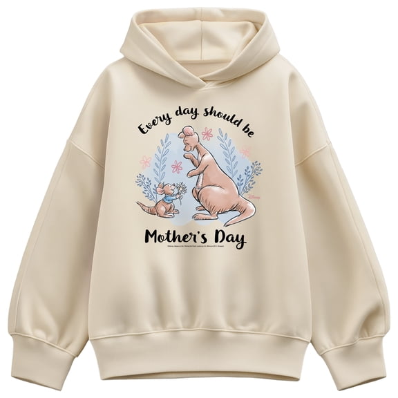 Winnie the Pooh - Every Day Should Be Mother's Day - Women's Oversized Fleece Hoodie Sweatshirt