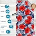 thumbnail image 4 of Quick Drying Beach Towel for Travel - Extra Large 80×160cm Oversized Swim, Pool, Yoga, Traveling - Pattern 1, 4 of 5