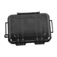 thumbnail image 3 of Caja de herramientas para instrumentos, estuche rígido, resistente al desgaste, versátil, color negro, organizador de almacenamiento, estuche de viaje 180 mm x 120 mm x 50 mm, 3 of 8