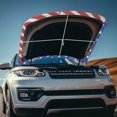 thumbnail image 5 of Uorisanigo Car Hood Cover Hippie Frog American Flag Car Bonnet Banner for Cars SUV Sedan Removable Stretch Hood Wrap Cloth Front Hoods Protection Covers Easy to Install Auto Accessories, 5 of 7