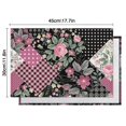 thumbnail image 6 of Pioneer Flower Floral Print Pattern Summer Placemats Table Placemats Set Of 4-Linen Kitchen Washable Placemats Table Mats 12x18 Inch Non-Slip Heat Resistant, 6 of 6