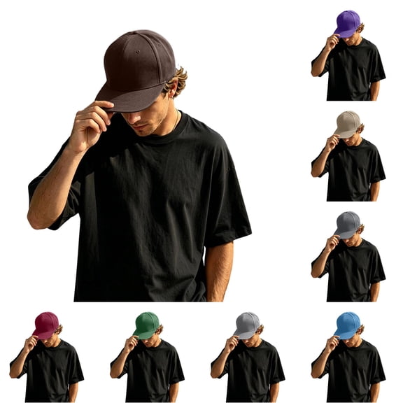 TIANZEN Unisex Adjustable Flat Bill Hop Baseball Cap For Everyday Wear Classic Headwear For And Cool Hats Youth