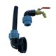 thumbnail image 1 of Adaptador de IBC, Grifo de Rosca de IBC, con 1 Manguera Y 2 Conexiones Dobladas, de Agua de Riego para Jardín Doméstic Latón 14mm Gloria Adaptador de grifo de tanque IBC, 1 of 9