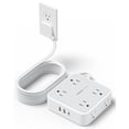 thumbnail image 1 of Regleta de alimentación con protector contra sobretensiones TESSAN de 15 pies con 8 salidas, 3 USB, 1 of 7