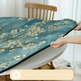 thumbnail image 3 of Round Fitted Tablecloth with Elastic Round Outdoor Tablecloth for 45" - 52" Round Tables Waterproof Round Table Cover for Indoor Dinner, Picnic, Camping, Yard (Apricot Blossom), 3 of 6