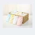 thumbnail image 6 of Coerni Baby Girls Solid Color Ruffles Blo𝐨mers Undies Infant Elastic Waist Organic Cotton Underwear Pack of 4 Briefs, 6 of 9