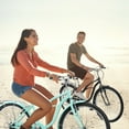 thumbnail image 6 of Ktaxon 26" Commuter Bicycle, 7-Speed Beach Cruiser Bike with Rear Rack, Men and Women Black, 6 of 8