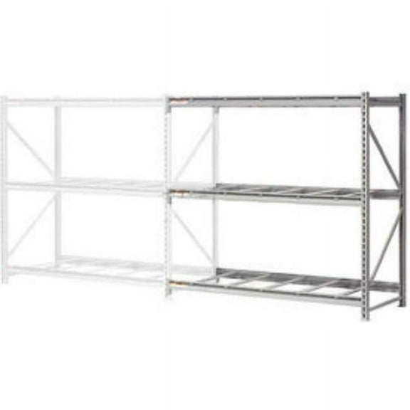 72 x 60 x 36 in. Extra Heavy Duty Add-On Storage Rack without Deck, Gray