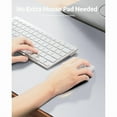 thumbnail image 4 of Leather Desk Pad Protector, Non-Slip Desk Pad, on-Slip PU Leather Large Mouse Pad, Easy Clean Desk Protecor Mat, Office Supplies for Work/Home/Decor (35.4" x 17.7", Silver), 4 of 8