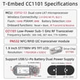 thumbnail image 2 of New T-Embed ESP32-S3 CC1101 Low-Power GHz RF Transceiver PN532 NFC RFID I2C Module LCD Board Battery 1300mAh, 2 of 5