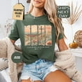 thumbnail image 3 of Women's Christian Cross T-Shirt John 3:16 Bible Verse Faith Graphic Tee "My Sin Was Great, His Love Was Greater" Landscape Design., 3 of 7