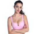thumbnail image 6 of Women Girl's Sports Bras Racerback Bra Seamless Wireless Underwear Bra Full Coverage Outdoor Pink L, 6 of 7