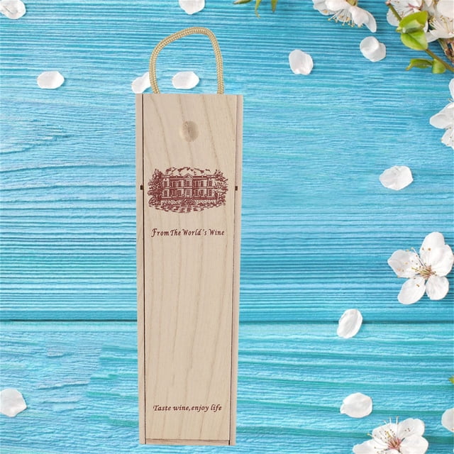 Wine Bottle Box Gift Red Wine Box, Storage Container Red Wine Case, Wine Gift Box for Wine Bar