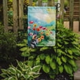 thumbnail image 2 of Anemones in Watercolor Garden Flag 11.25 in x 15.5 in, 2 of 5