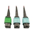 thumbnail image 3 of Eaton Tripp Lite Series 400G Multimode 50/125 OM4 Plenum Fiber Optic Cable, 16F MTP/MPO-APC to (x2) 12F MTP/MPO-UPC (F/F), Magenta, 1 m - Network cable - MTP/MPO/APC multi-mode (F) to MTP/MPO/UPC multi-mode (F) - 1 m - fiber optic - 50 / 125 micron - OM4 - plenum - black, magenta, green, aqua, 3 of 5