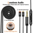 thumbnail image 4 of Auriculares con cable Audiovance Vibes 202M HiFi con micrófono y funda, 4 of 9