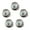 Light Grey Indian, variant on Gieenan 5 Pcs 25mm Round Flower Buttons Decorative Button Wedding Buttons
