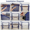 thumbnail image 6 of WhizMax 16 Art Drying Racks -16 Removable Shelves, Mobile Paint Drying Rack with Four Lockable Wheels, Ideal for Schools and Art Studios(18" x 26" x 26"), 6 of 7