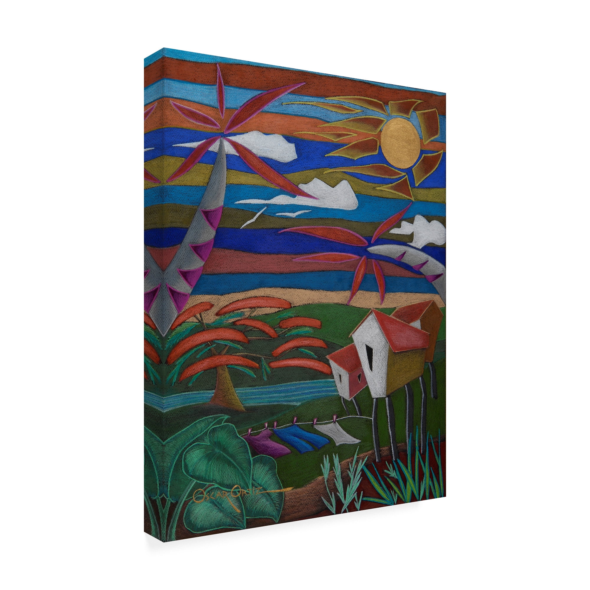 Trademark Fine Art 'Remembranzas' Canvas Art by Oscar Ortiz