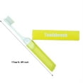 Small Head Toothbrushes for Adults Scrub plus Wooden Toothbrush Clean