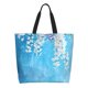 thumbnail image 1 of Disketp Hanging Orchids Floral Blue Bolsa Tote Estampada para Mujer, Bolso de Hombro y de Mano para Compras y Viajes, 1 of 8