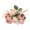 C, variant on Artificial Peony Bouquet, 1-Piece Pack, 5-Head, Silk Flower Grouped Floral Arrangement for Table Centerpieces and Home Decor, Pink