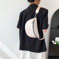 thumbnail image 2 of Bolso de cintura de gran tamaño, bolso de pecho, bolso de viaje de gran capacidad, bolso de mujer de cuero suave, bolso bandolera, 2 of 5