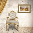 thumbnail image 3 of Krueger, E. 32x18 Gold Ornate Wood Framed with Double Matting Museum Art Print Titled - FRUIT Still-Life, 3 of 4