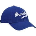 thumbnail image 3 of Men's '47 Royal Brooklyn Dodgers Logo Cooperstown Collection Clean Up Adjustable Hat, 3 of 4
