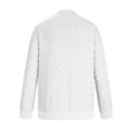 thumbnail image 4 of pstuiky camisas de manga larga para hombre, Suéter de cuello redondo para hombre, suéter de cuadros, base de manga larga, cuello redondo, top/camiseta top de hombre xl, 4 of 5
