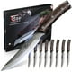 thumbnail image 1 of Juego de cuchillos para carne SYOKAMI 8 de acero inoxidable japonés con alto contenido de carbono, 1 of 6
