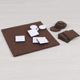 thumbnail image 1 of OULII 130 Pcs Balancelles Carrées pour la Maison Brun Foncé, 1 of 7